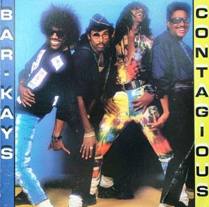 Album  Cover The Bar Kays - Contagious on MERCURY Records from 1987