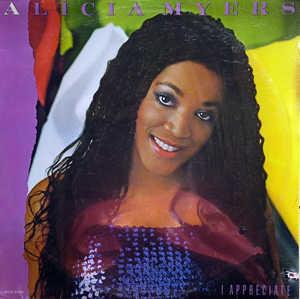 Album  Cover Alicia Myers - I Appreciate on MCA Records from 1984