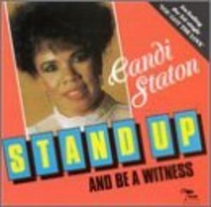 Album  Cover Candi Staton - Stand Up And Be A Witness on BLUE MOON Records from 1990