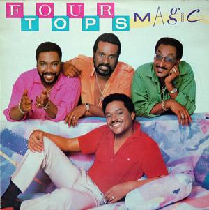 Album  Cover The Four Tops - Magic on MOTOWN Records from 1985