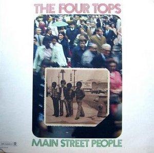 Album  Cover The Four Tops - Main Street People on DUNHILL Records from 1973