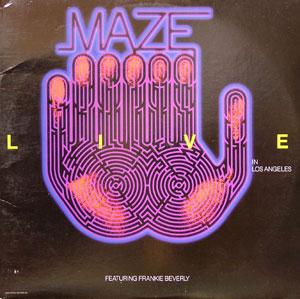 Album  Cover Maze - Live In Los Angeles on MERCURY Records from 1986