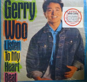 Album  Cover Gerry Woo - Listen To Your Heartbeat on POLYDOR Records from 1988