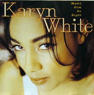 Album  Cover Karyn White - Make Him Do Right on WARNER BROS. Records from 1994