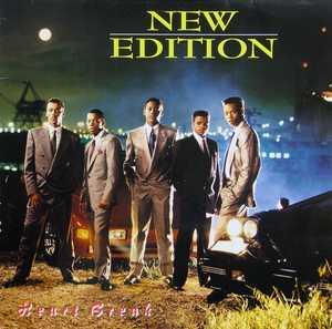 Album  Cover New Edition - Heart Break on MCA Records from 1988