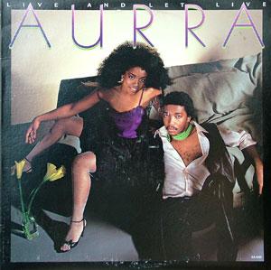 Front Cover Album Aurra - Live And Let Live