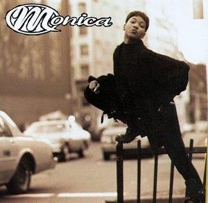 Album  Cover Monica - Miss Thang on ROWDY Records from 1995