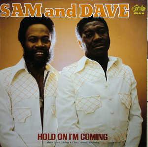 Album  Cover Sam & Dave - Hold On I'm Coming on SURPRISE Records from 1987