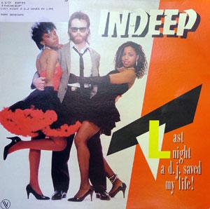 Album  Cover Indeep - Last Night A D.j Saved My Life on SOUND OF NEW YORK Records from 1982