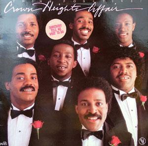 Album  Cover Crown Heights Affair - Think Positive on DELITE Records from 1982