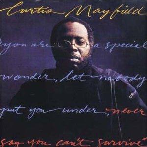 Front Cover Album Curtis Mayfield - Never Say You Can't Survive Front Cover Album Curtis Mayfield - Never Say You Can't Survive