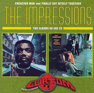 Album  Cover The Impressions - Preacher Man on CURTOM Records from 1973