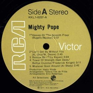 Album  Cover Mighty Pope - The Mighty Pope on RCA Records from 1977