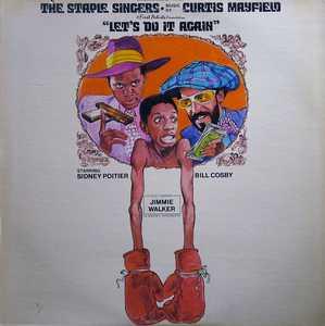 Album  Cover Staple Singers - Let's Do It Again (film Soundtrack) on CURTOM Records from 1975