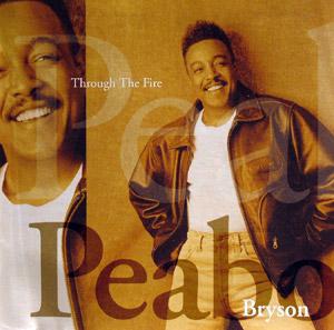 Front Cover Album Peabo Bryson - Through The Fire