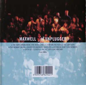 Front Cover Album Maxwell - MTV Unplugged