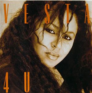 Album  Cover Vesta Williams - 4u on A&M Records from 1988