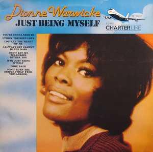 Album  Cover Dionne Warwick - Just Being Myself on CHARTER LINE Records from 1973