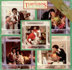 Album  Cover The Temptations - Give Love At Christmas on GORDY Records from 1980