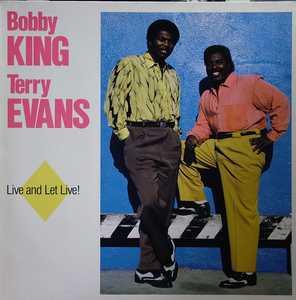 Album  Cover Bobby King - Live And Let Live! on MUNICH Records from 1988