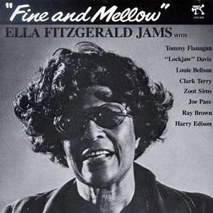 Album  Cover Ella Fitzgerald - Fine And Mellow on PABLO Records from 1974