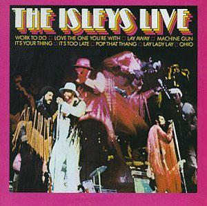 Album  Cover The Isley Brothers - Live on ELEKTRA Records from 1993