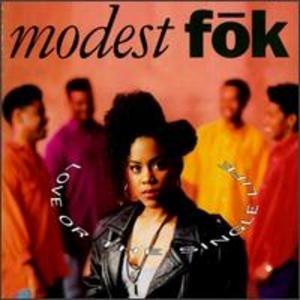 Album  Cover Modest Fok - Love Or The Single Life on EAST WEST Records from 1992