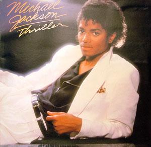 Album  Cover Michael Jackson - Thriller on ATLANTIC Records from 1982