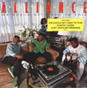 Album  Cover Alliance - We Could Get Used To This on FIRST PRIORITY MUSIC, ATLANTIC Records from 1988