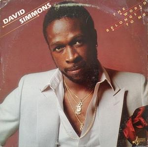 Front Cover Album David Simmons - The World Belongs To Me