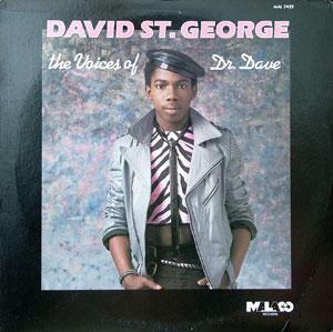 Album  Cover David St. George - The Voices Of Dr. Dave on MALACO Records from 1985