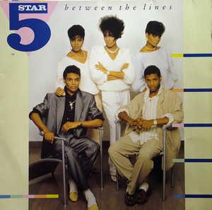 Album  Cover Five Star - Between The Lines on TENT Records from 1987