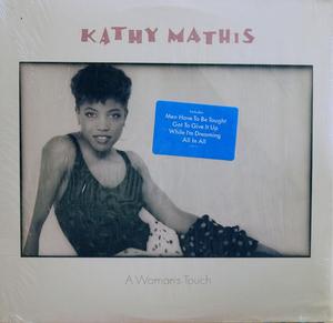 Album  Cover Kathy Mathis - A Woman's Touch on TABU Records from 1988