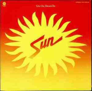 Album  Cover Sun - Live On, Dream On on CAPITOL Records from 1976