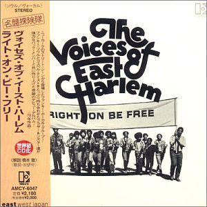 Front Cover Album Voices Of East Harlem - Right On Be Free