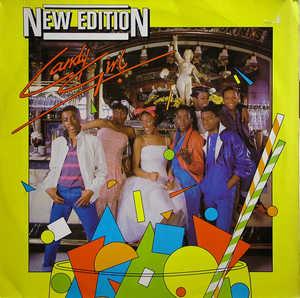 Album  Cover New Edition - Candy Girl on STREETWISE Records from 1983