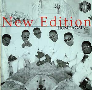 Album  Cover New Edition - Home Again on MCA Records from 1996