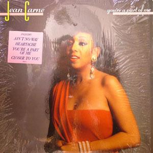 Album  Cover Jean Carne - You're A Part Of Me on ATLANTIC Records from 1988