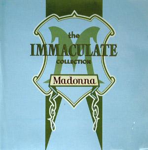 Album  Cover Madonna - The Immaculate Collection on SIRE Records from 1990