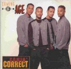 Front Cover Album Coming Of Age - Comin' Correct Front Cover Album Coming Of Age - Comin' Correct