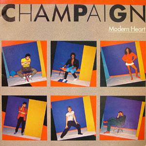 Album  Cover Champaign - Modern Heart on CBS Records from 1983