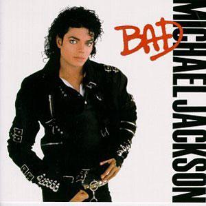 Album  Cover Michael Jackson - Bad on EPIC Records from 1987