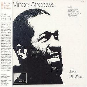 Album  Cover Vince Andrews - Love, Oh Love on SISAPA Records from 1983