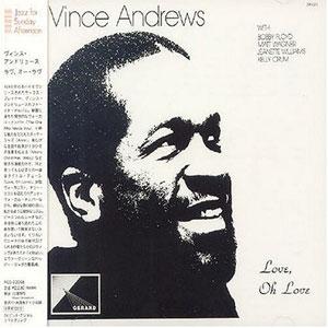 Front Cover Album Vince Andrews - Love, Oh Love