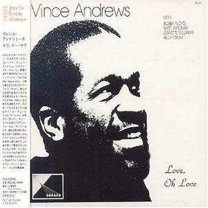 Front Cover Album Vince Andrews - Love, Oh Love Front Cover Album Vince Andrews - Love, Oh Love