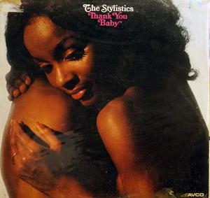 Album  Cover The Stylistics - Thank You Baby on AVCO Records from 1975