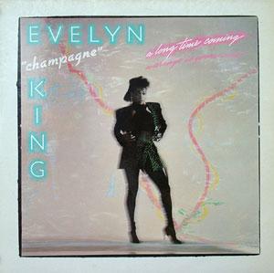 Album  Cover Evelyn 'champagne' King - A Long Time Coming on RCA Records from 1985