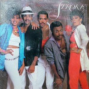 Album  Cover Stroke - Stroke on OMNI Records from 1985