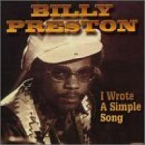 Album  Cover Billy Preston - I Wrote A Simple Song on A&M Records from 1972