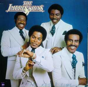 Album  Cover The Impressions - It's About Time on COTILLION Records from 1976